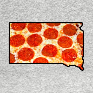 South Dakota Pepperoni Pizza T-Shirt